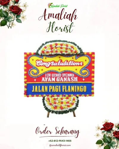 Bunga Papan Congratulation di Tinalan